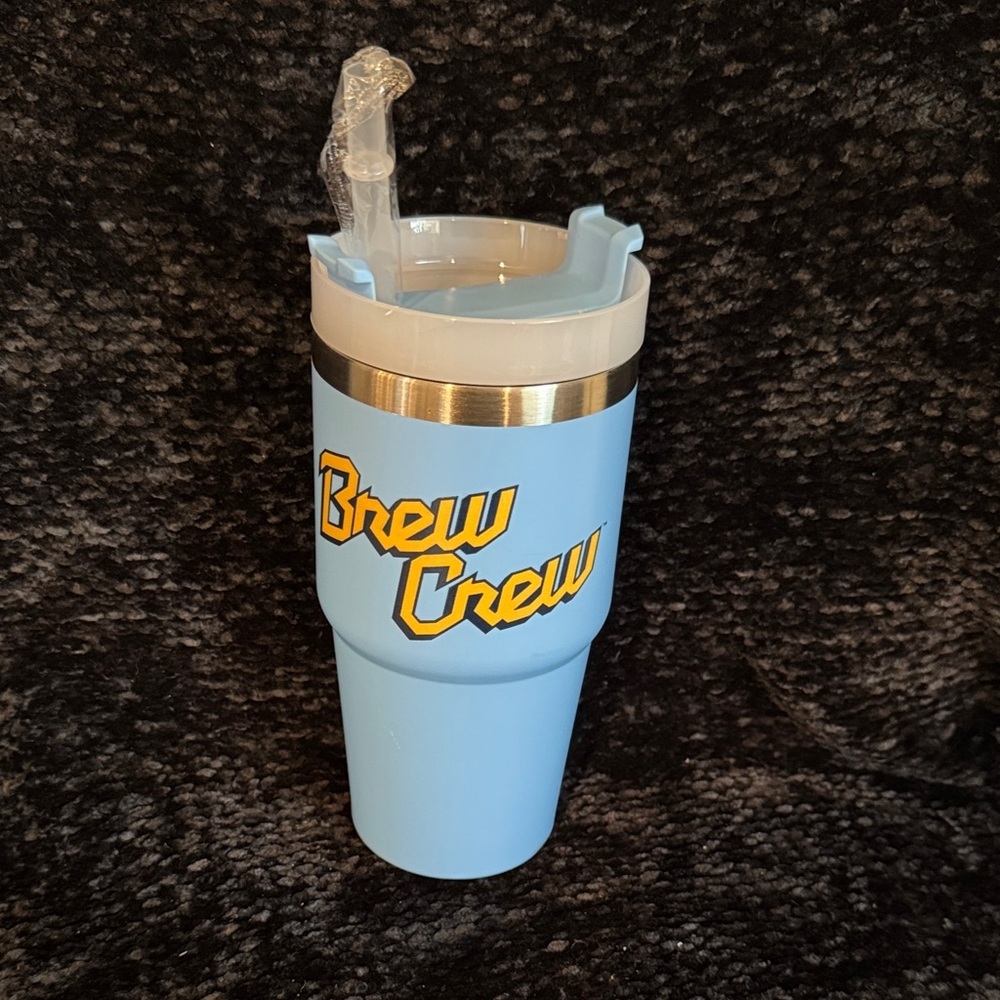 Brew Crew Blue Travel Mug